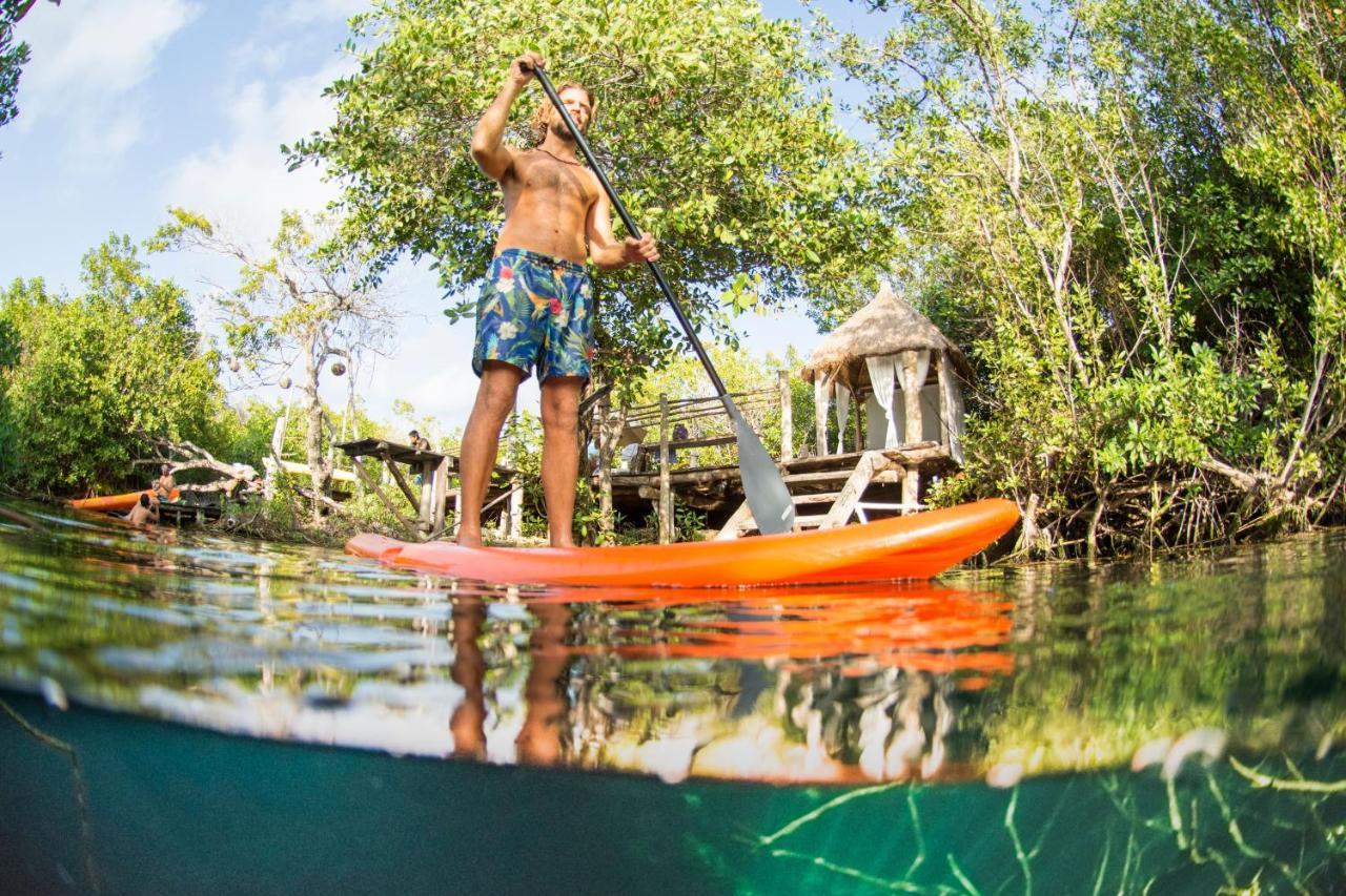 Manglex Eco Hotel Tulum Bagian luar foto