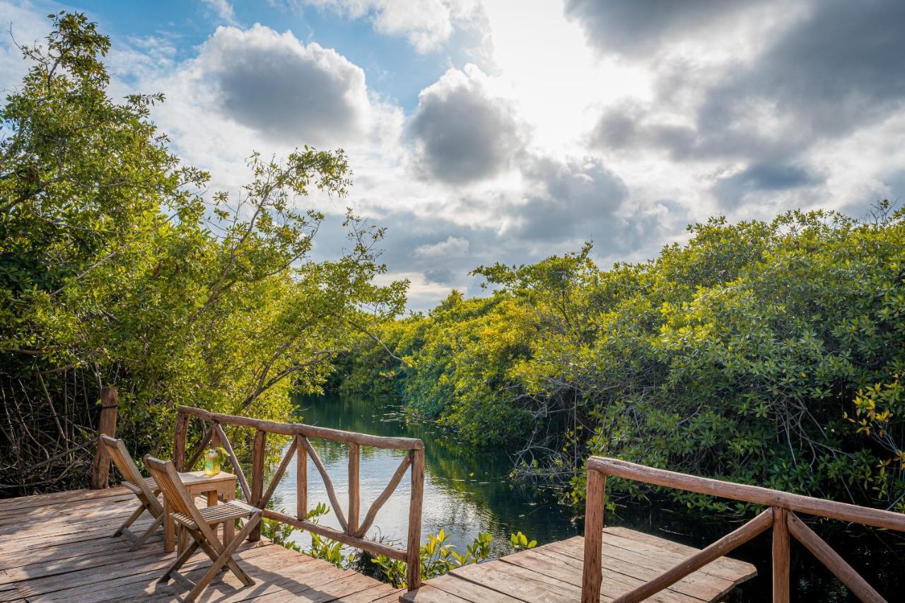 Manglex Eco Hotel Tulum Bagian luar foto