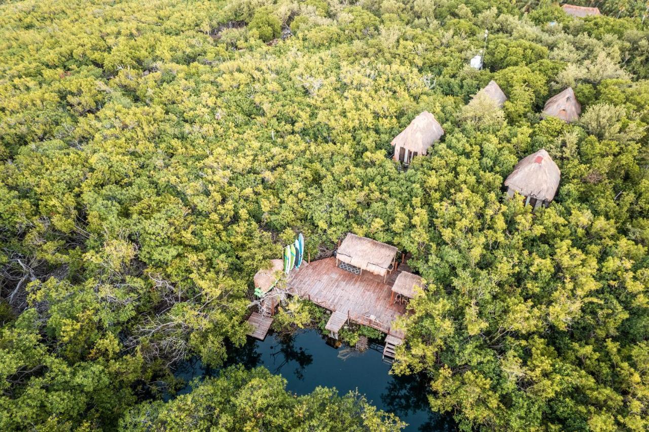 Manglex Eco Hotel Tulum Bagian luar foto