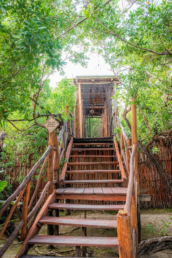 Manglex Eco Hotel Tulum Bagian luar foto
