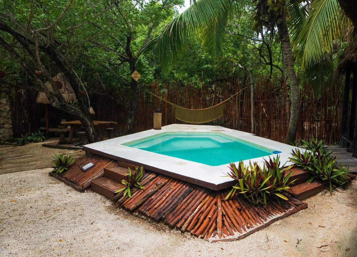 Manglex Eco Hotel Tulum Bagian luar foto