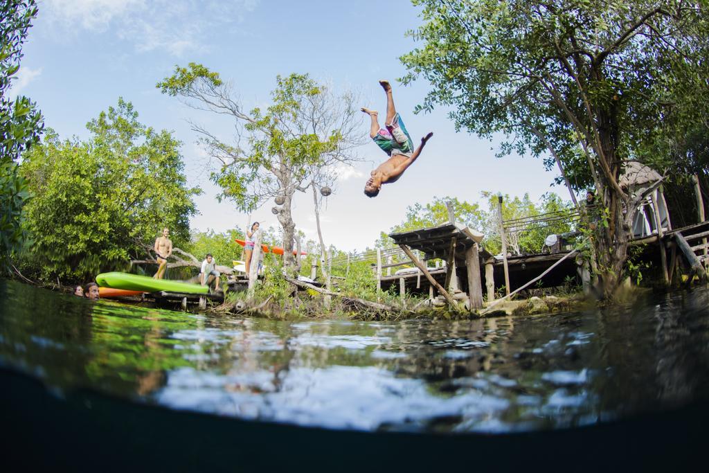 Manglex Eco Hotel Tulum Bagian luar foto
