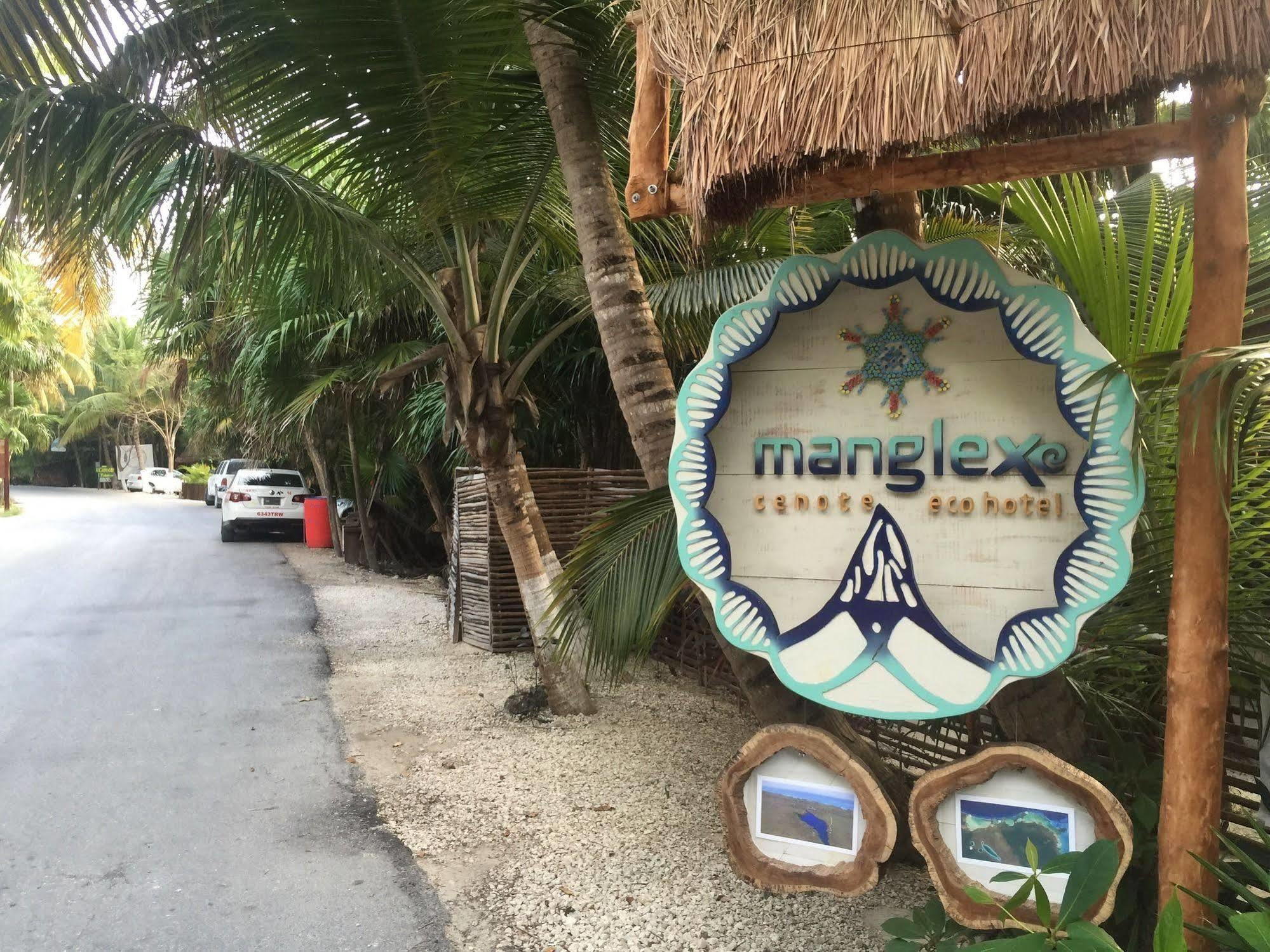 Manglex Eco Hotel Tulum Bagian luar foto