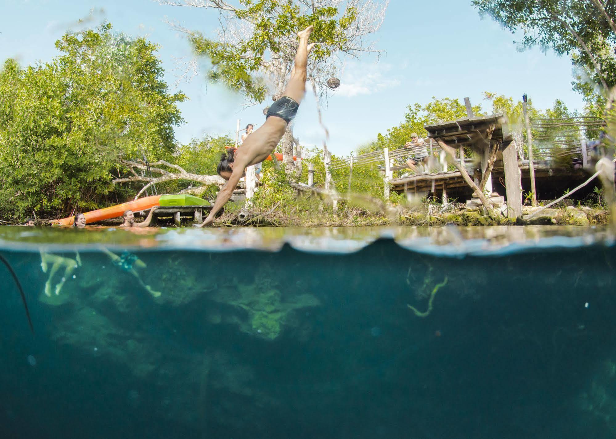 Manglex Eco Hotel Tulum Bagian luar foto