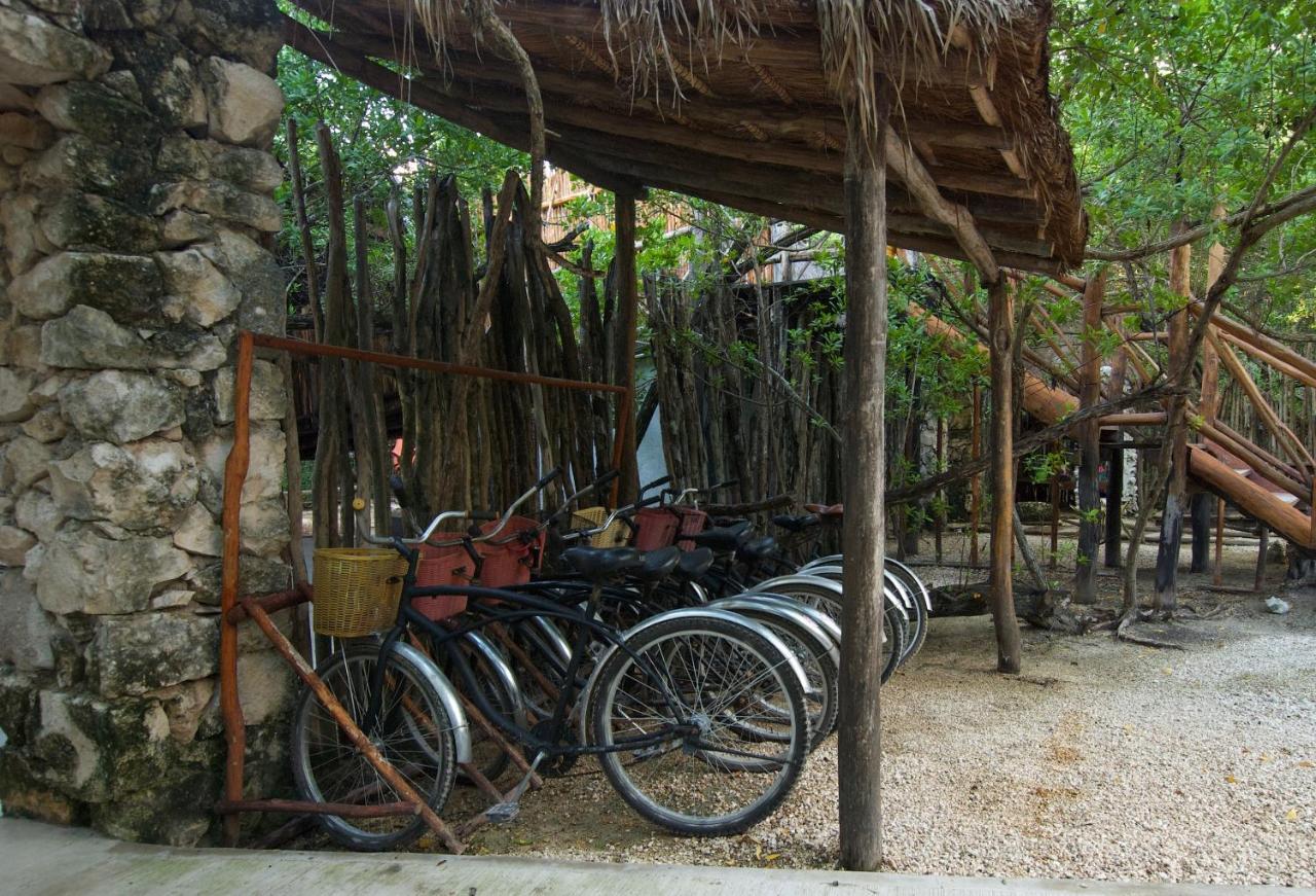 Manglex Eco Hotel Tulum Bagian luar foto