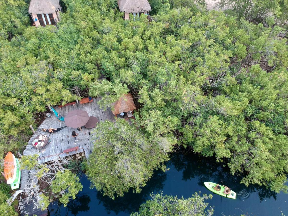 Manglex Eco Hotel Tulum Bagian luar foto
